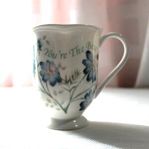 Lenox China Butterfly Meadow Tea Cup "You're the Best" New Without Box